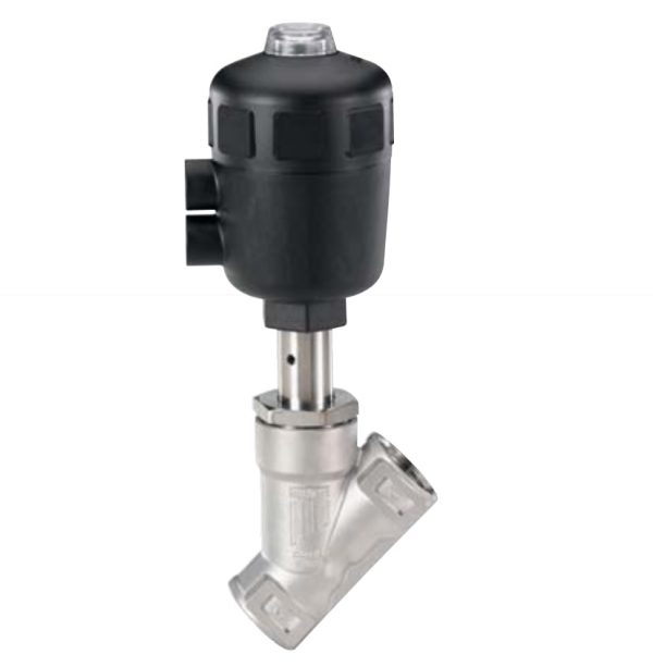 VALVULA NEUMATICA BURKERT ASIENTO INCLINADO 2/2 2000-A-2-25,0-EE-RG-GM86-B-F  AF12
NORMALMENTE CERRADA, 2 VIAS / 2 POSICIONES, CUERPO BRONCE, CONEXIÓN GM86 1" GAS, ACTUADOR DM 80MM - Imagen 2