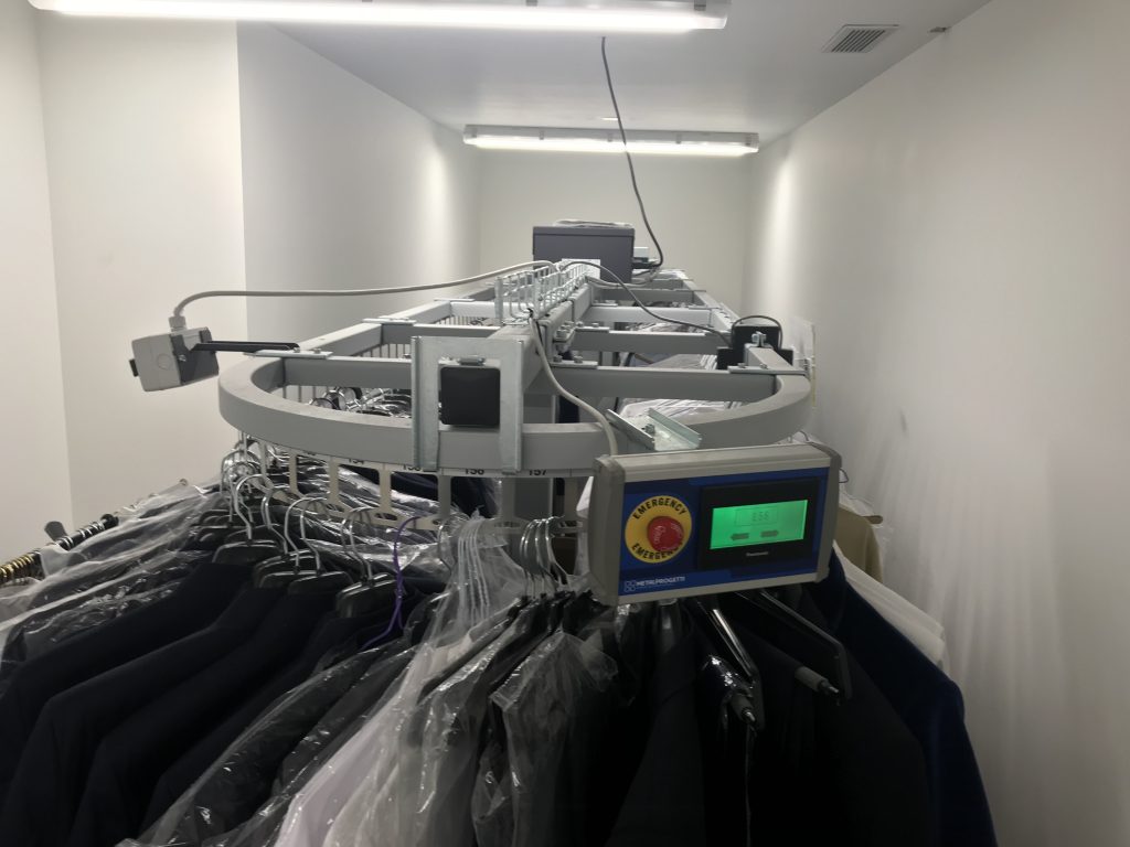 control automatizado de prendas